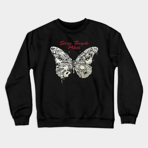 BlackWhite stone temple pilots Crewneck Sweatshirt by AuliaOlivia